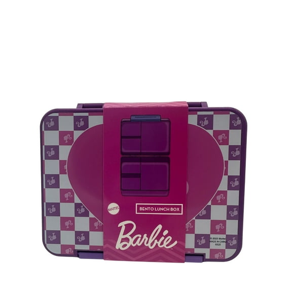 Mattel Barbie Child's Reusable Silicone Bento Lunch Box