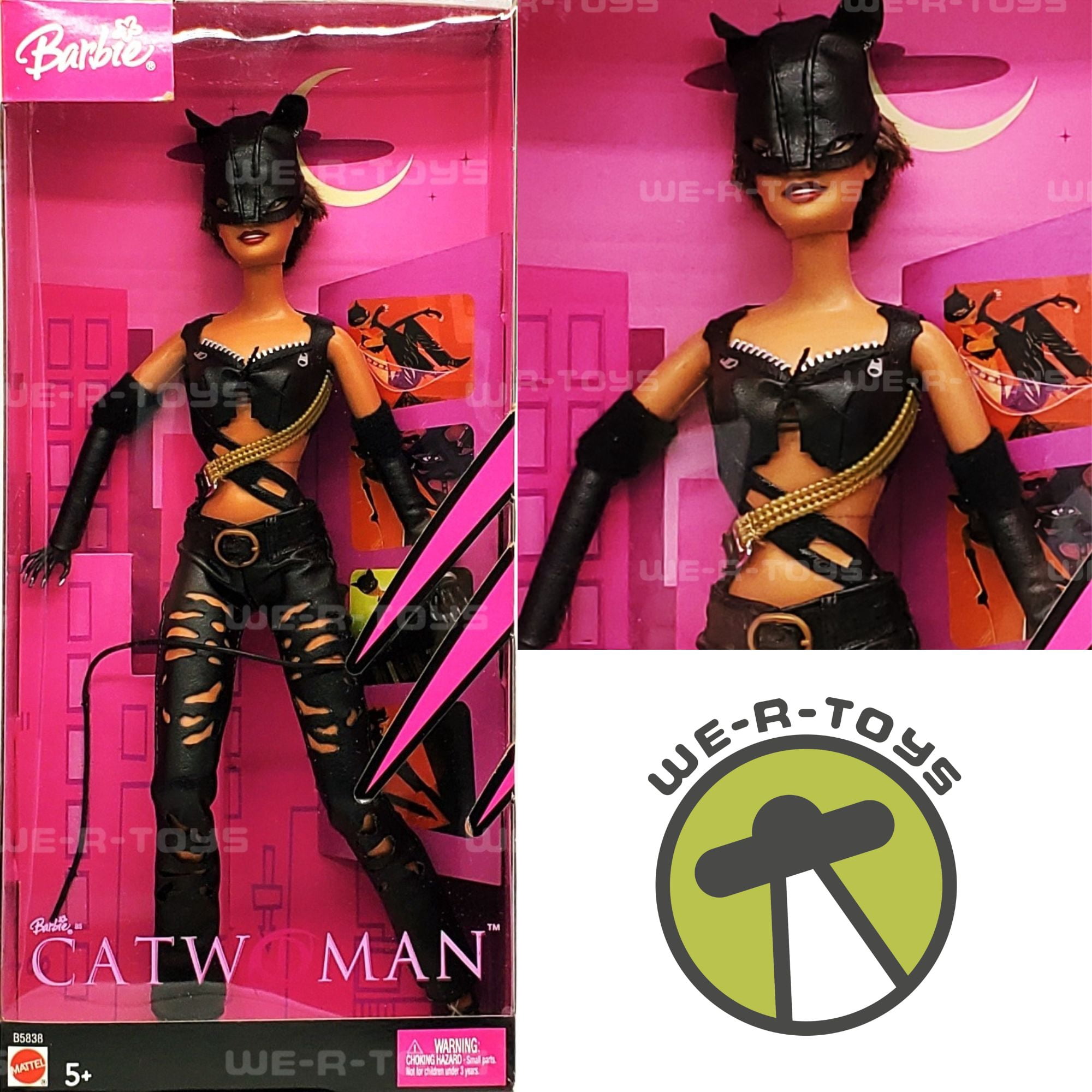 Mattel Barbie Catwoman Lightweight Child Dolls, Vinyl Silicone