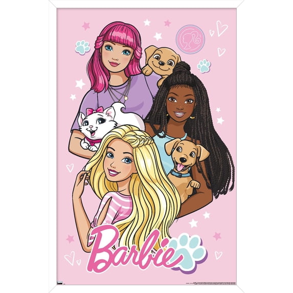 Mattel Barbie - Cute Wall Poster, 22.375" x 34" Framed