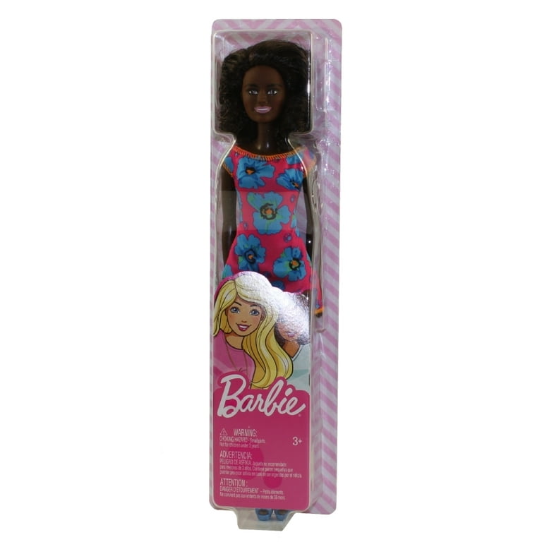 Floral Pink Muslin Doll Dress (Fits 32 - 34 cm dolls / 12 - 13 inch)