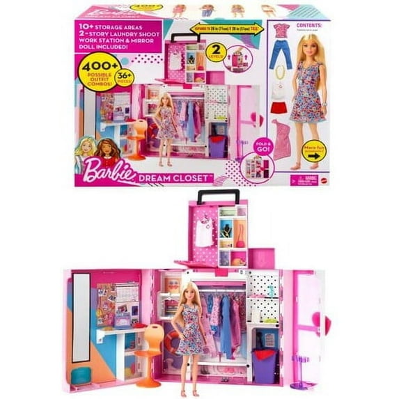 Mattel Barbie Dream Closet Doll and Playset