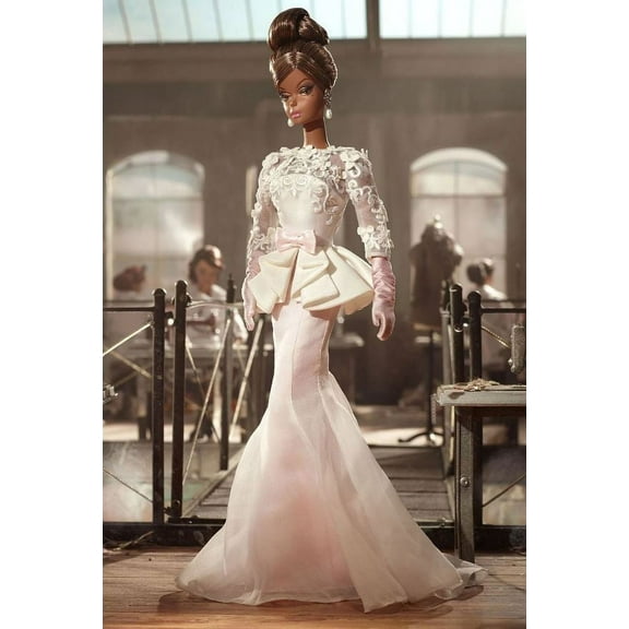 Mattel Barbie Fashion Model Collection Evening Gown Genuine Silkstone Doll Gold Label 2011