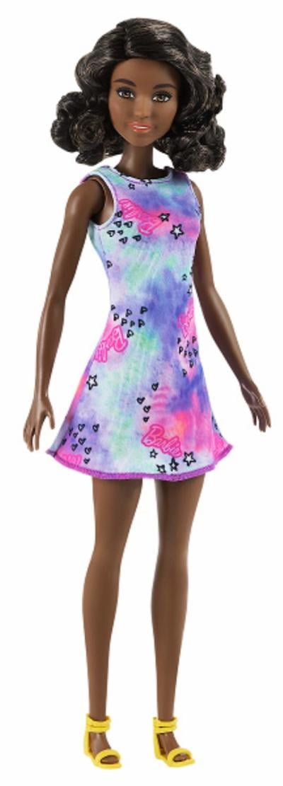 Mattel Barbie Flower Dress - Colorful dress with Hearts & Stars