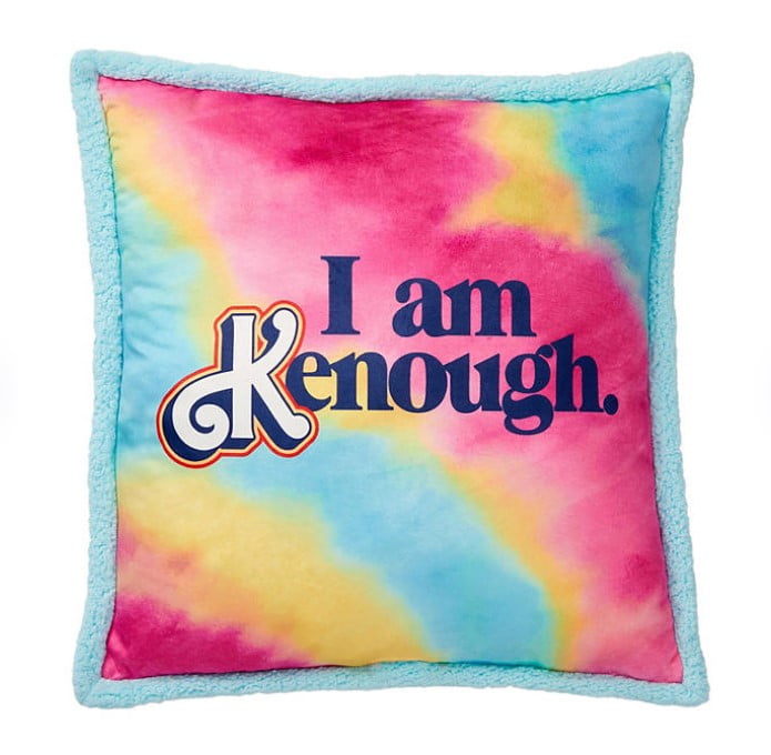 Kenough Multicolor Velvet and Sherpa Decorative Pillow, 22" x 22"