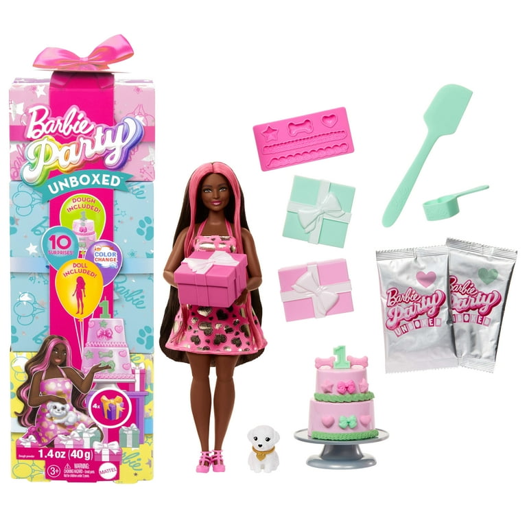 Barbie Party Unboxed Pet Birthday Series Doll Accessories