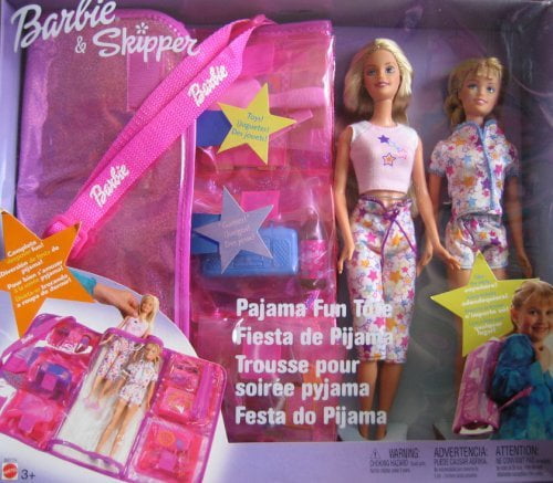Mattel - Skipper et Skooter avec valise et divers ensembles - Catawiki