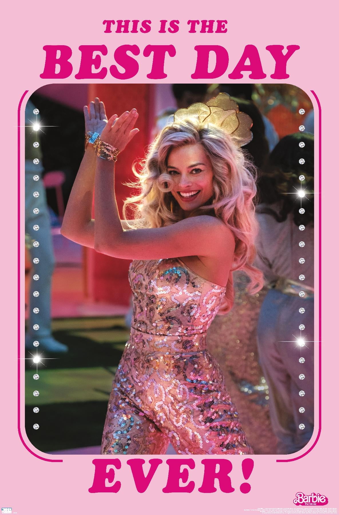 Mattel Barbie: The Movie - Best Day Ever Wall Poster, 14.725" x 22.375"