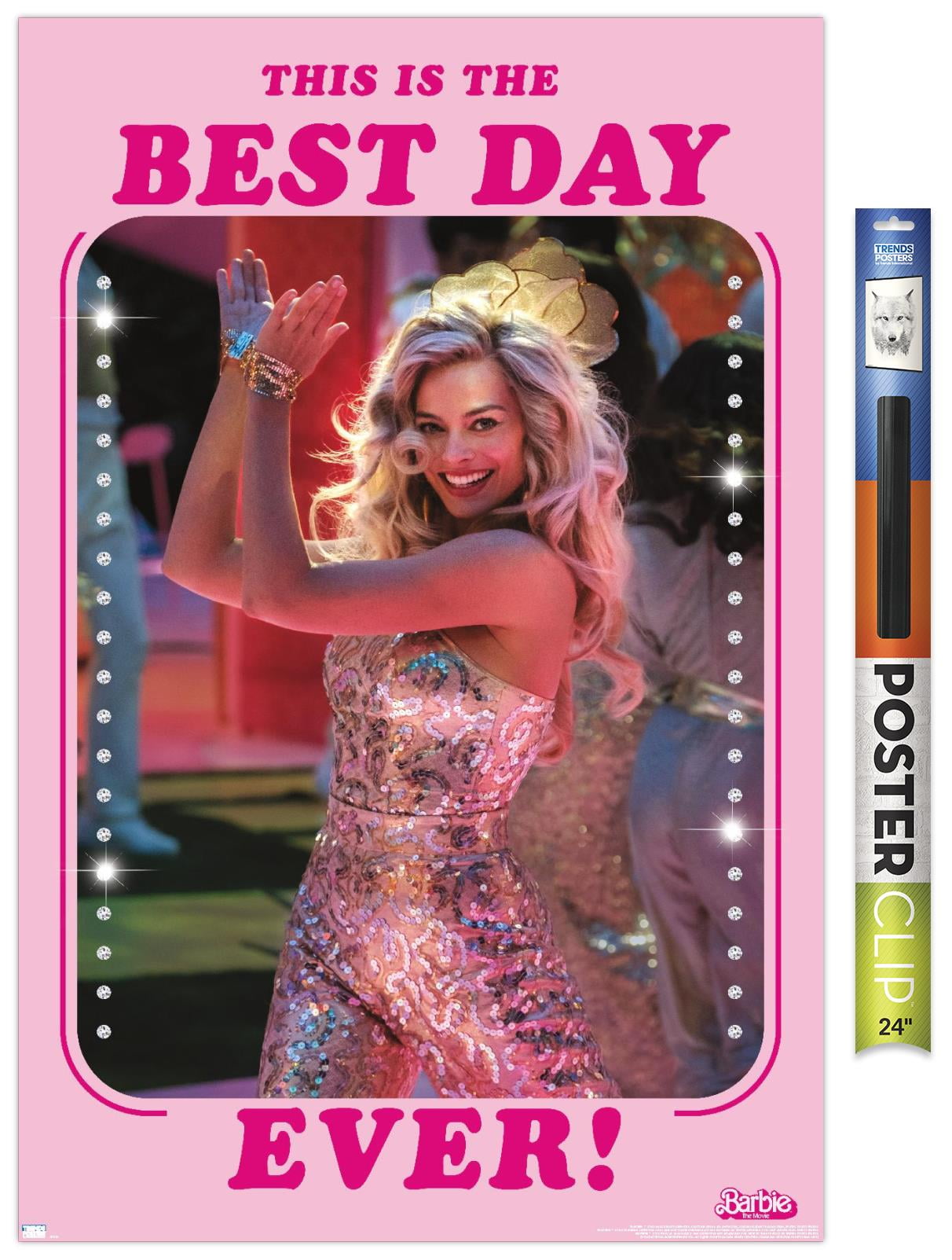 Mattel Barbie: The Movie - Best Day Ever Wall Poster, 22.375" x 34"