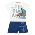thumbnail image 1 of Mattel Boys Thomas The Tank T-Shirt And Shorts Set Blue Sizes 18M-8, 1 of 3