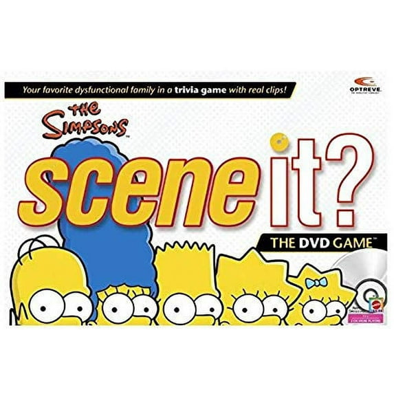 Mattel Brands Scene It Simpson'S Game
