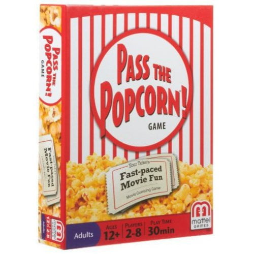 Pass the Popcorn Movie Trivia Game for 2 to 8 Players Ages 12 Years and Older