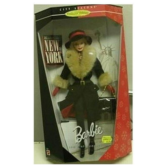 Mattel City Seasons Winter Collection Barbie Doll, 3.2" x 13.7" x 8"