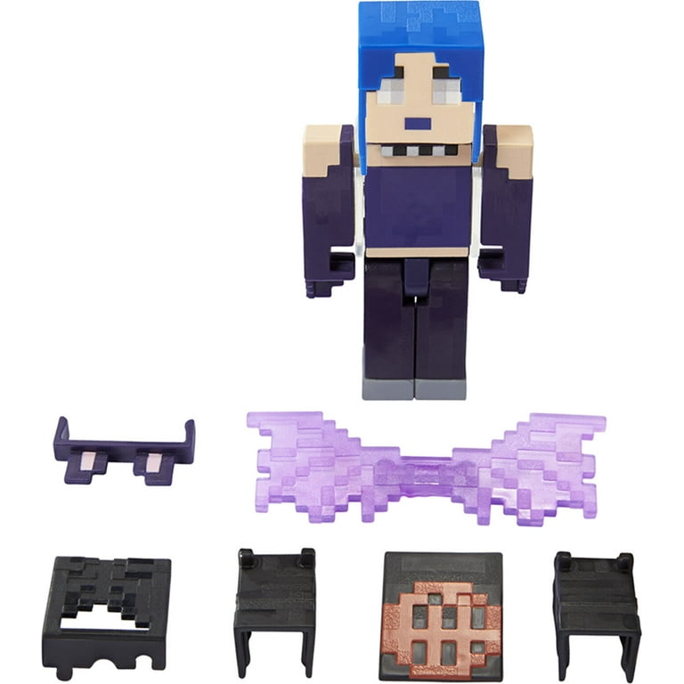 マイクラ フィギュア Mattel Collectible Child Action Figure, Plastic Multicolor