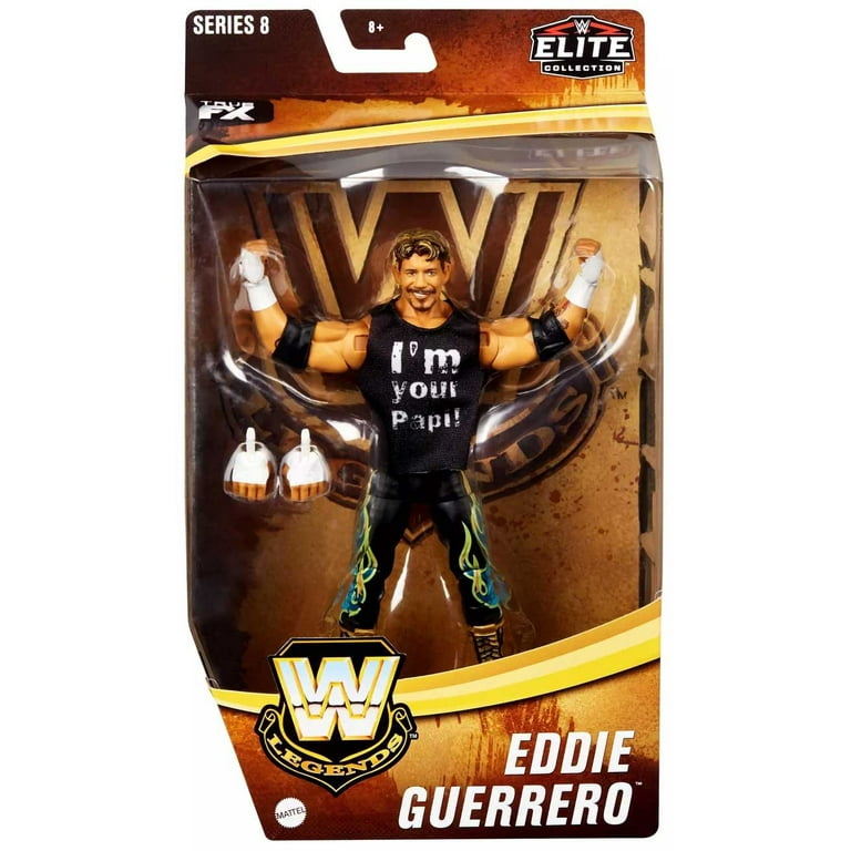 Mattel Collectible Eddie Guerrero Action Figures, WWE, 4 8