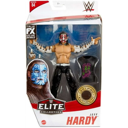 Mattel Collectible Jeff Hardy Action Figure, Red 6"H, 7.4 oz