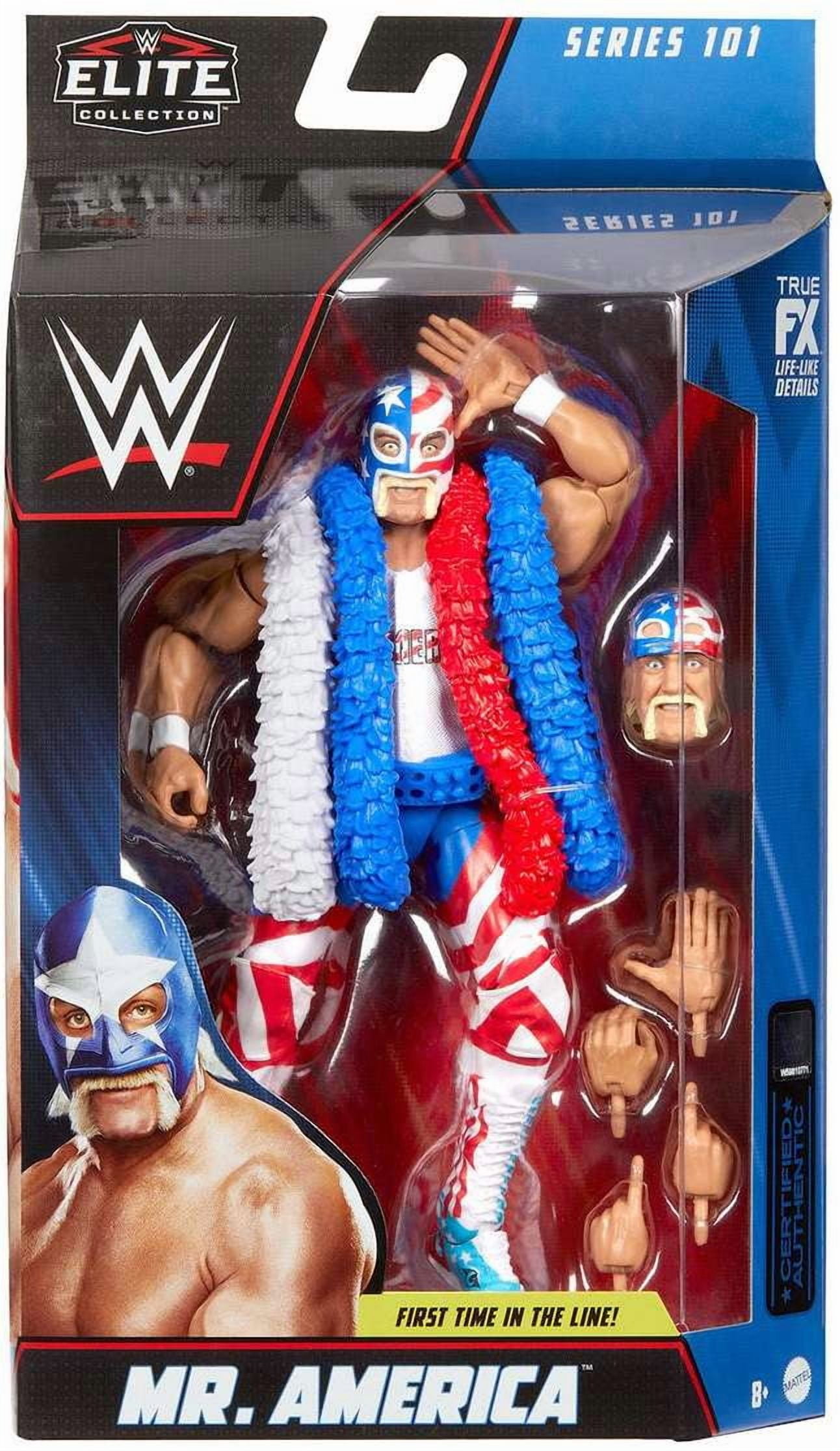 Mattel Collectible Kids Mr. America Hulk Hogan Action Figure, WWE
