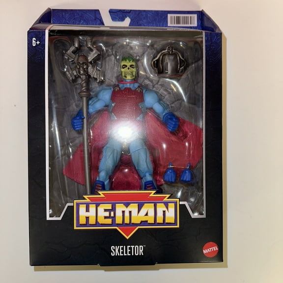 Mattel Collectible Kids Skeletor Action Figure, Masters of the Universe, 7"