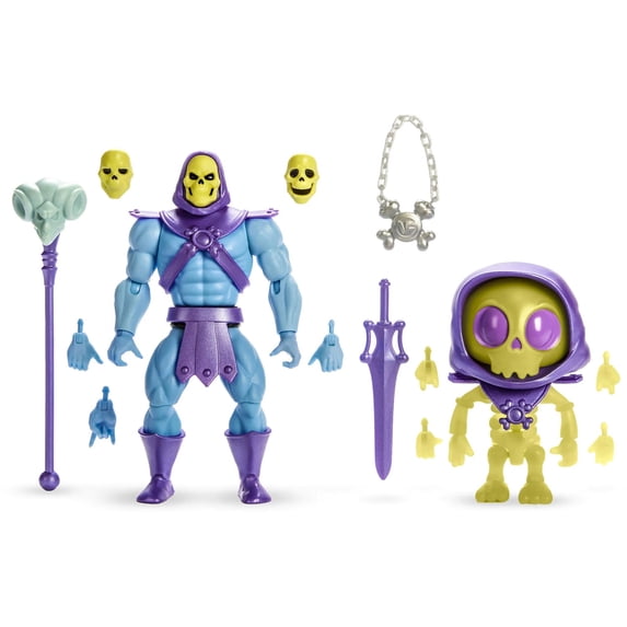 Mattel Collectible Skeletor Action Figures, Masters of the Universe, 2 Count