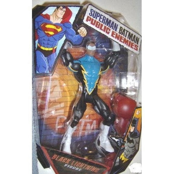 Mattel DC Superman Batman Public Enemies Action Figure Black Lightning Build Brimstone Piece!
