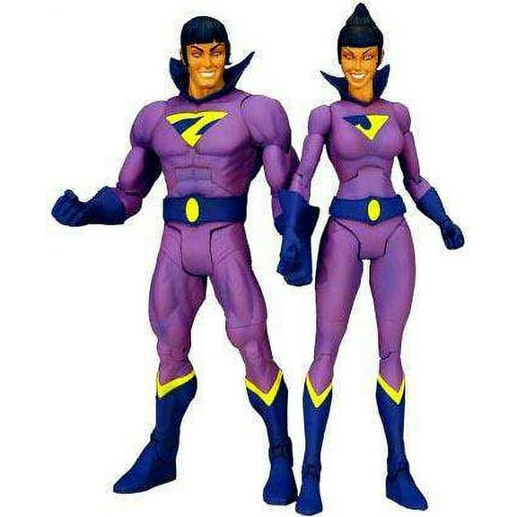 Mattel DC Universe Collectible Zan and Jayna Action Figures, 1.92 lbs, (2 Pack)
