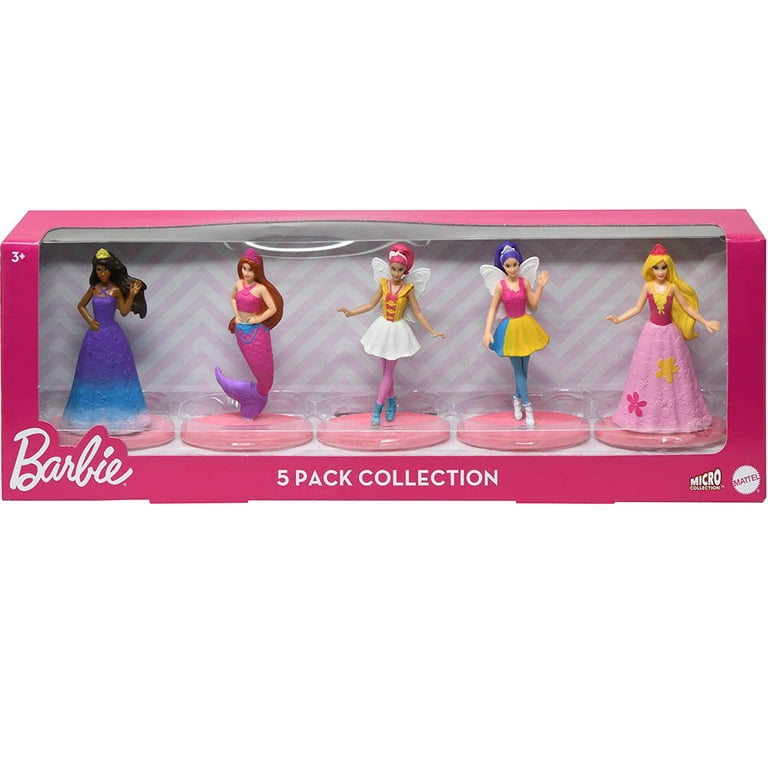 Barbie Mattel 5 Pack Collection Mini Figures
