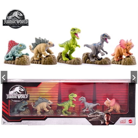 Mattel DI Jurassic World Micro Collection 5-pack figures