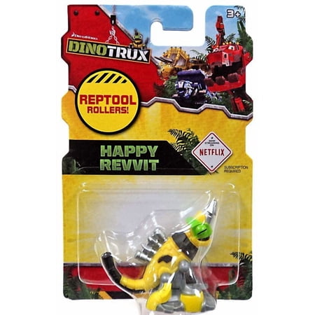 Mattel Dinotrux Reptool Happy Revvit Vehicle