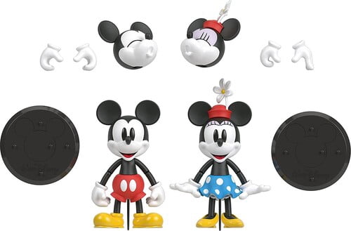 Disney 100 Mickey & Minnie Mouse Action Figures 2022 Mattel