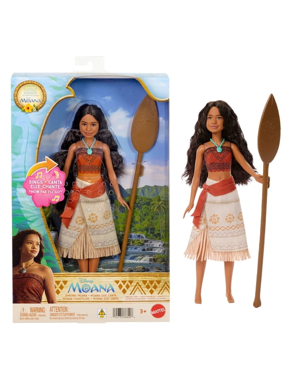 Mattel Disney Moana Singing Fashion Doll Sings How Far Ill Go Inspired by Live Action Movie