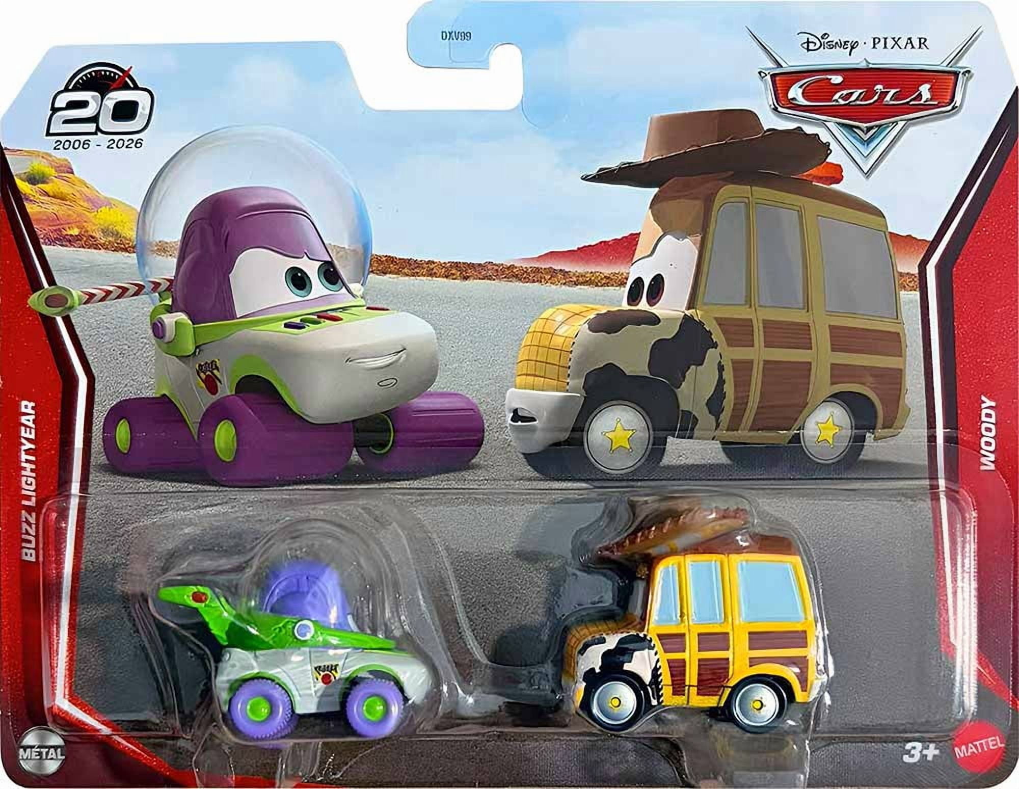 Disney / Pixar Cars Metal Buzz Lightyear & Woody Diecast Car 2-Pack