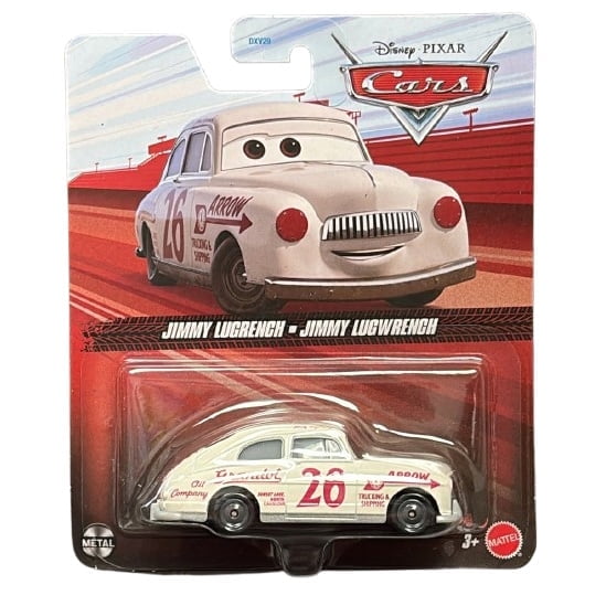 Mattel Disney Pixar Cars Die-Cast Vehicle Jimmy Lugrench Metal 1-Pack