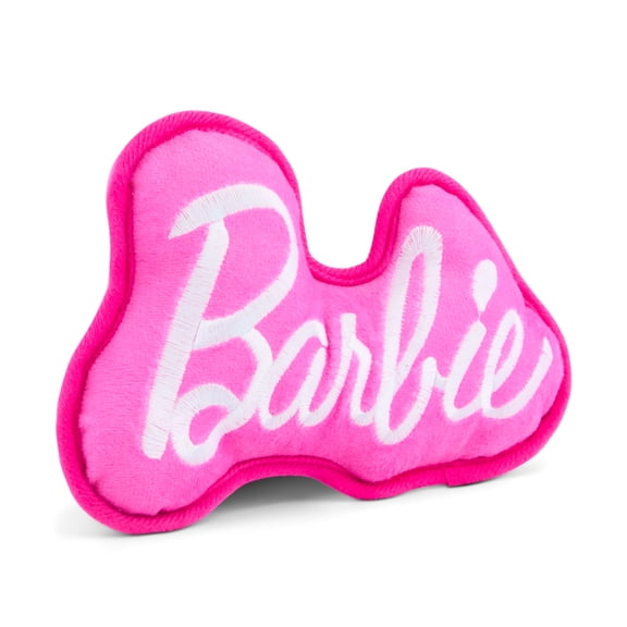 Mattel Dog Toy, Barbie Autograph Script Pink White, Plush