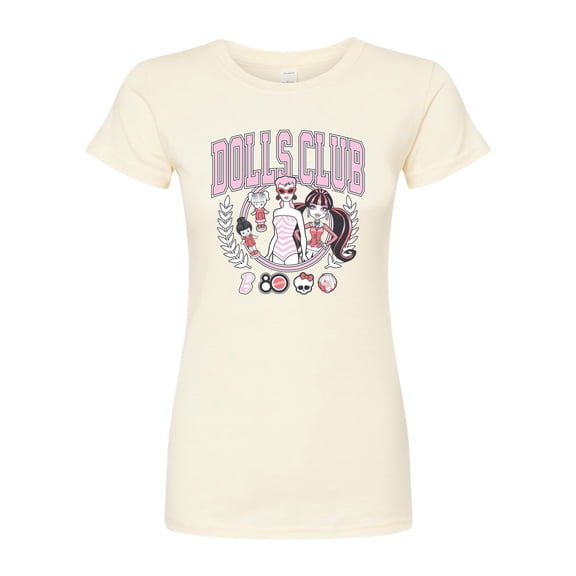 Mattel - Dolls Club  - Juniors Fitted Graphic T-Shirt