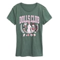 thumbnail image 1 of Mattel - Dolls Club  - Women's Short Sleeve Graphic T-Shirt, 1 of 4