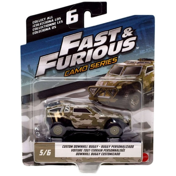 Mattel Fast Furious Camo Series Custom Downhill Buggy Buggy Personalized 5 6