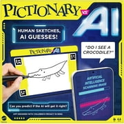 Mattel Games Pictionary Vs. AI Family Game for Kids and Adults and Game Night Using Artificial Intelligence for 2   4 Players