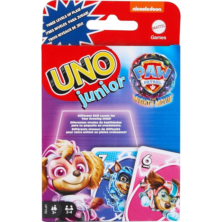 Mattel Games UNO Junior Paw Patrol The Mighty Movie Kids Card Game