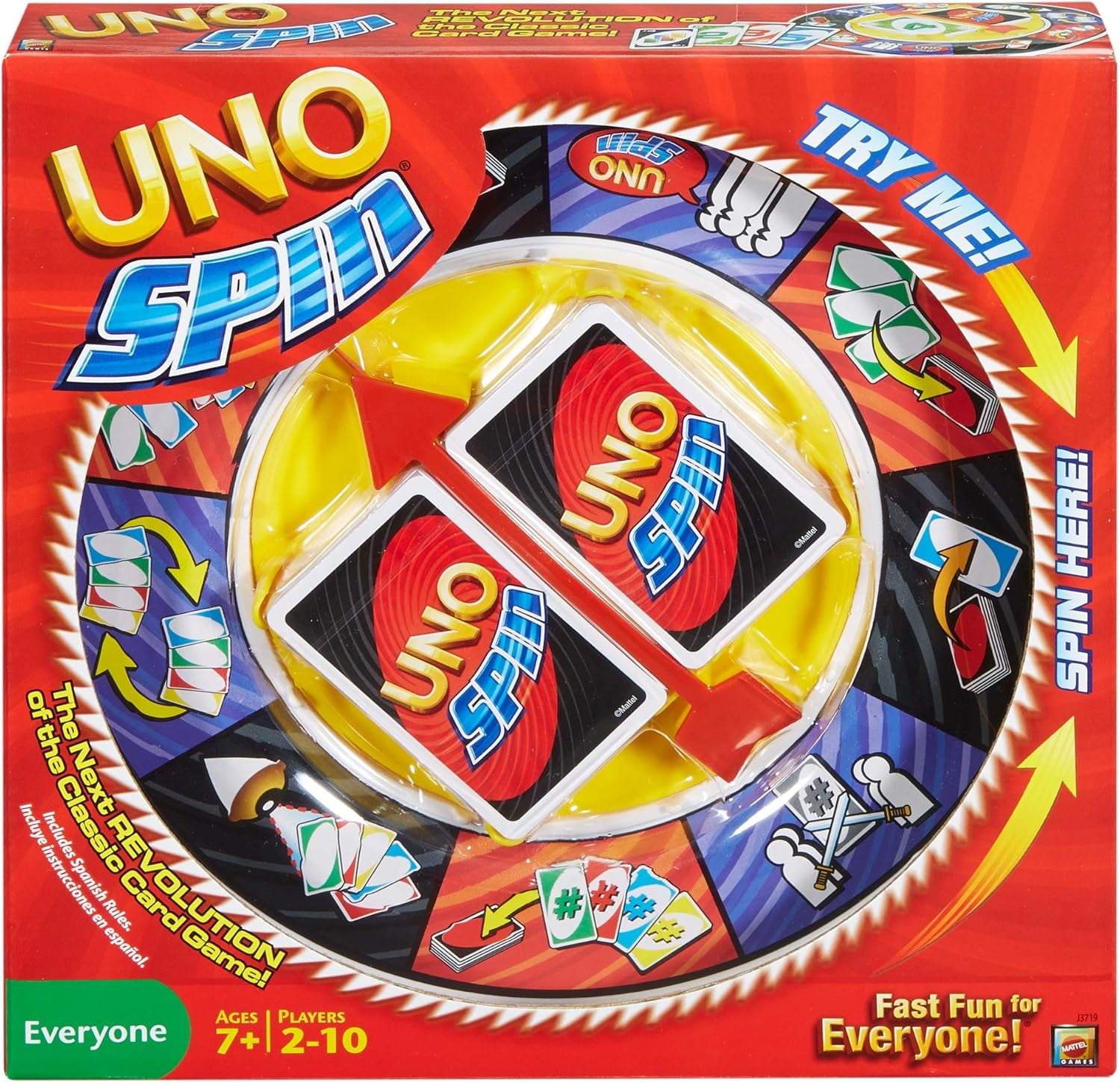 Mattel Games UNO: Spin Card Game