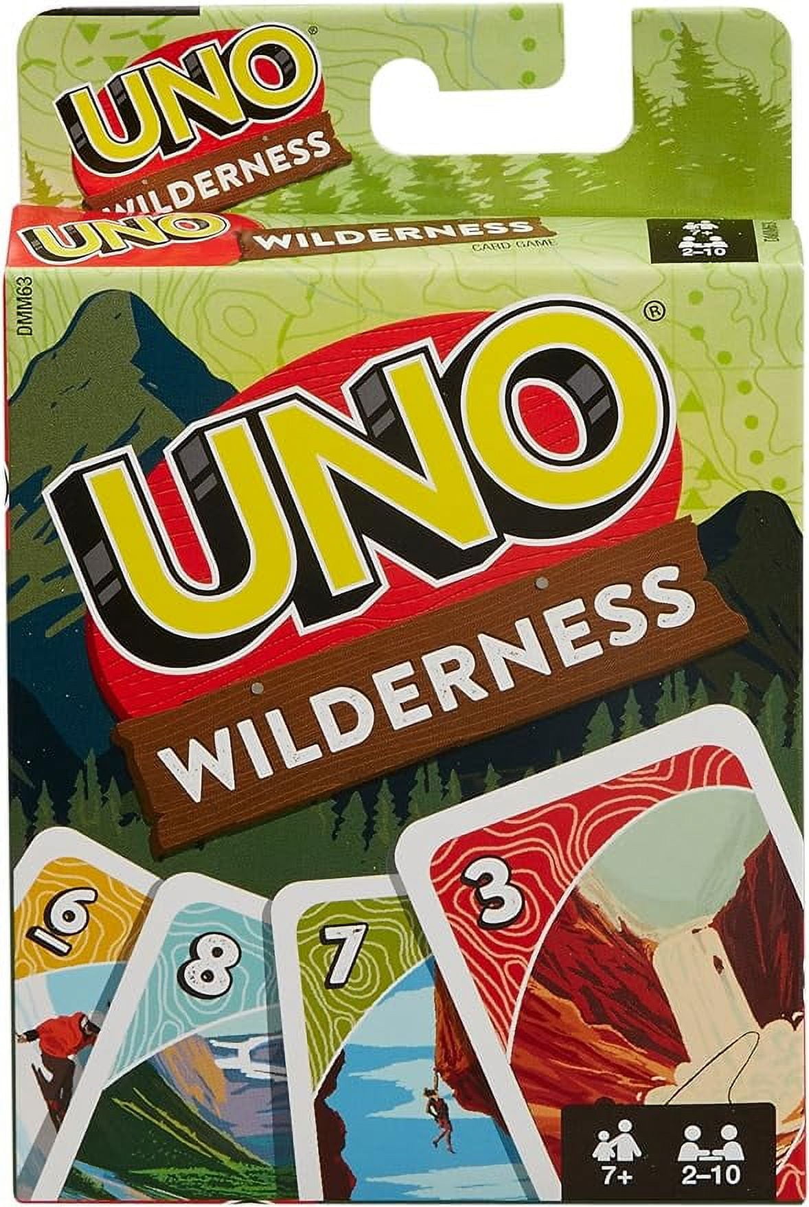 Mattel Games UNO: Wilderness - Card Game, 7 years and up