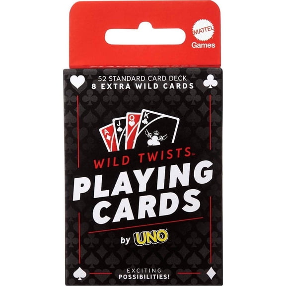 Mattel Games - Wild Twists Playing Cards By UNO [GAMES (MISC)] Card Game, Table Top Game