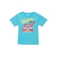 thumbnail image 1 of Mattel Girls Hot Wheels Racing, Crew Neck, Short Sleeve, Graphic T-Shirt, Sizes 4-16, 1 of 3