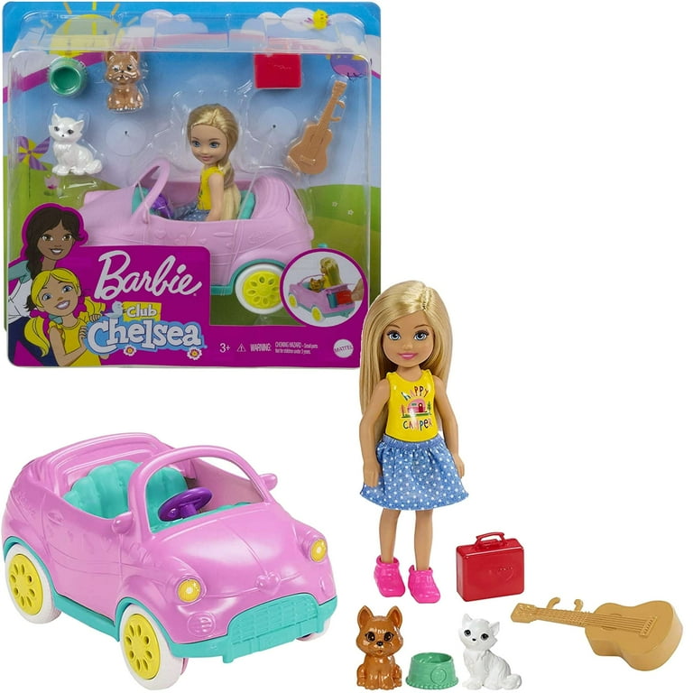 Mattel Gtk95 Chelsea Driving a Vehicle Barbie Fun Doll 3 Years Old and Above