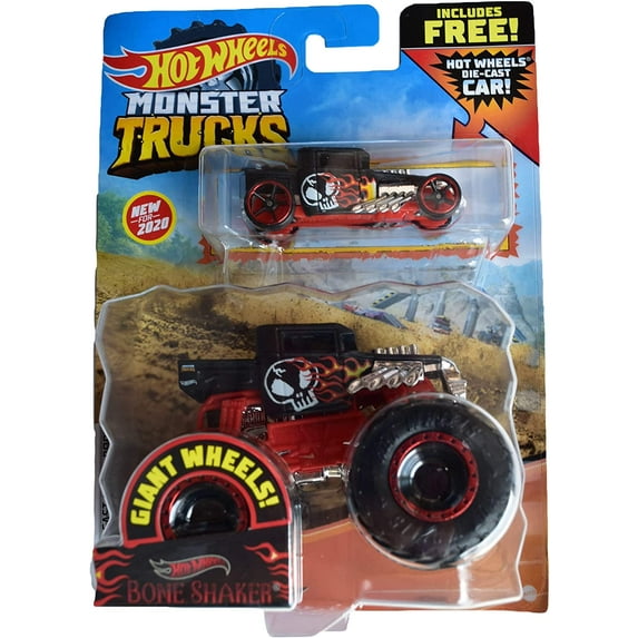 Hot Wheels Monster Trucks Bone Shaker Combo Pack