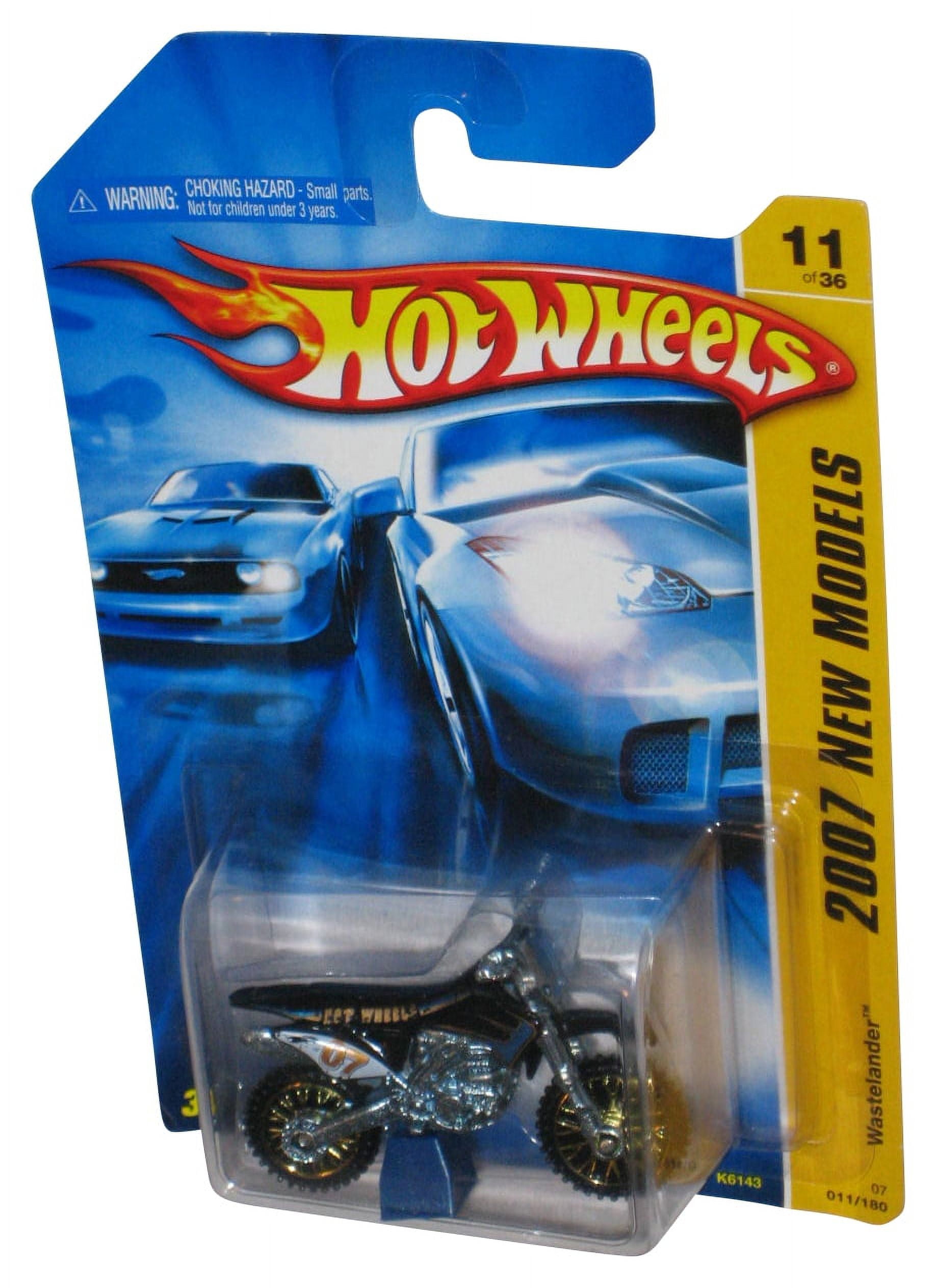 Mattel Hot Wheels 2007 New Models Wastelander Toy Motorcycle Bike, Black