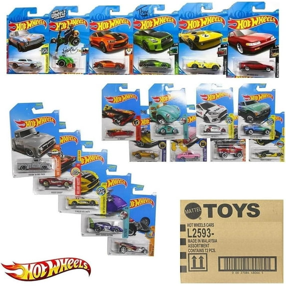 Mattel Hot Wheels 72-Count Random Case Die-Cast Toy Cars