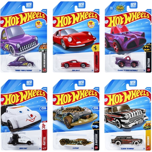 Hot Wheels Basic 1:64 Car 72-Piece G Assortment