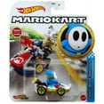 thumbnail image 1 of Mattel Hot Wheels Car Mario Kart Nintendo Collection Light Blue ShyGuy, 1 of 1