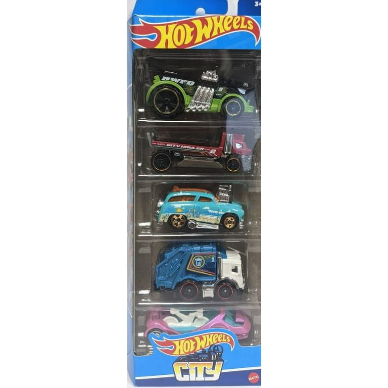 Hot Wheels 5 pack City Cars - Walmart.com