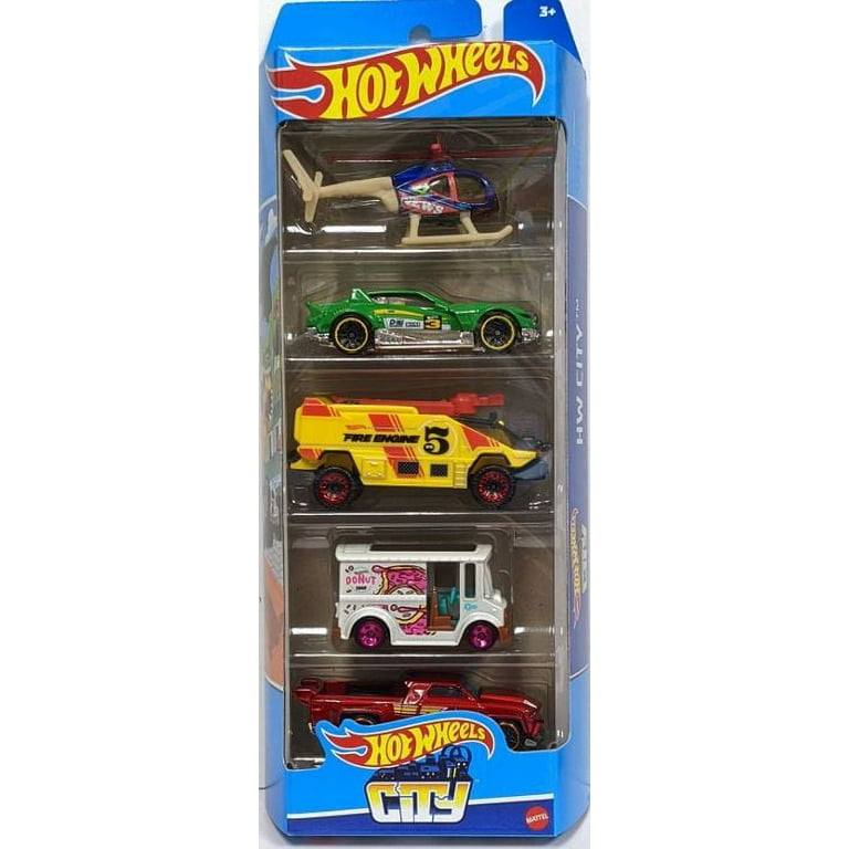 HOTWHEELS hw hot trucks city works他5台セット Hot Wheels HW City Works 5 Pack Tow Jam 77 Dodge Ram Boss