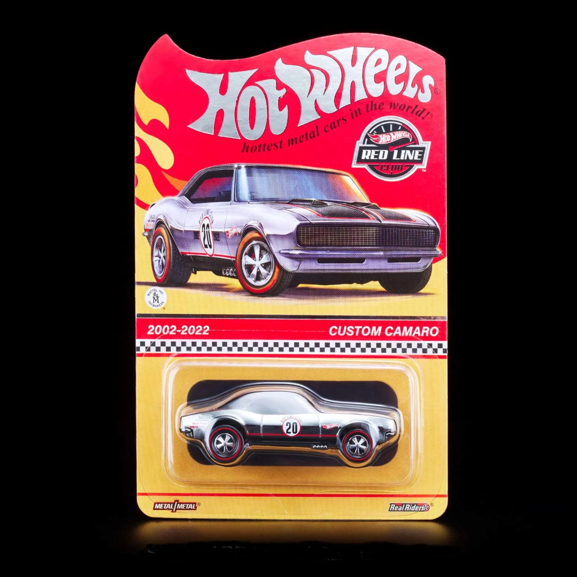 Mattel Hot Wheels Collector Rlc Exclusive Custom Camaro Play Vehicle, Zamac Spectraflame Oxblood